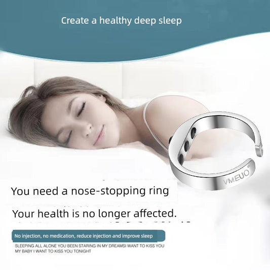 Smart Anti-Snoring Ring — Silent Sleep Support for Adults (Home Use, Unisex Snore Reducer)
