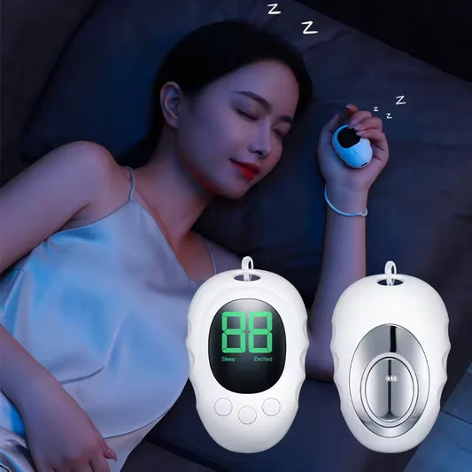 Handheld CES Microcurrent Sleep Aid — EMS Pulse Relaxation Device for Calm & Stress Relief (Rechargeable, Unisex)