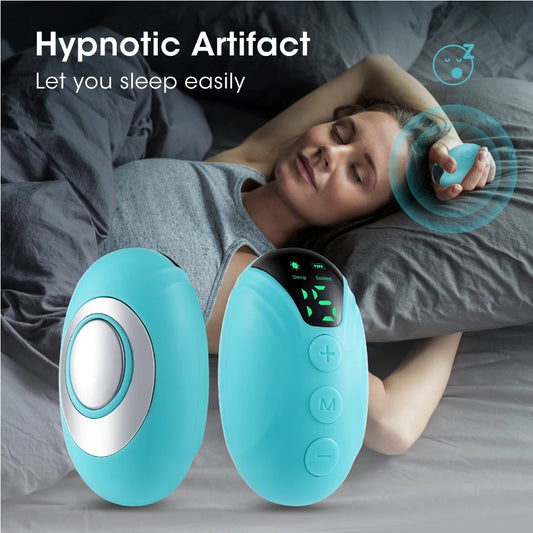 Smart Sleep Instrument — Handheld Pulse Stimulation Device for Relaxation & Calm Sleep Support (Rechargeable, Unisex)