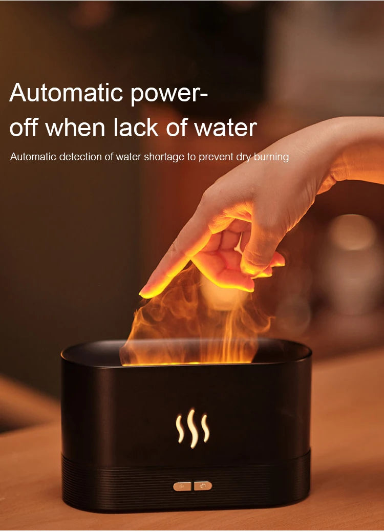 Kinscoter Flame Aroma Diffuser & Humidifier