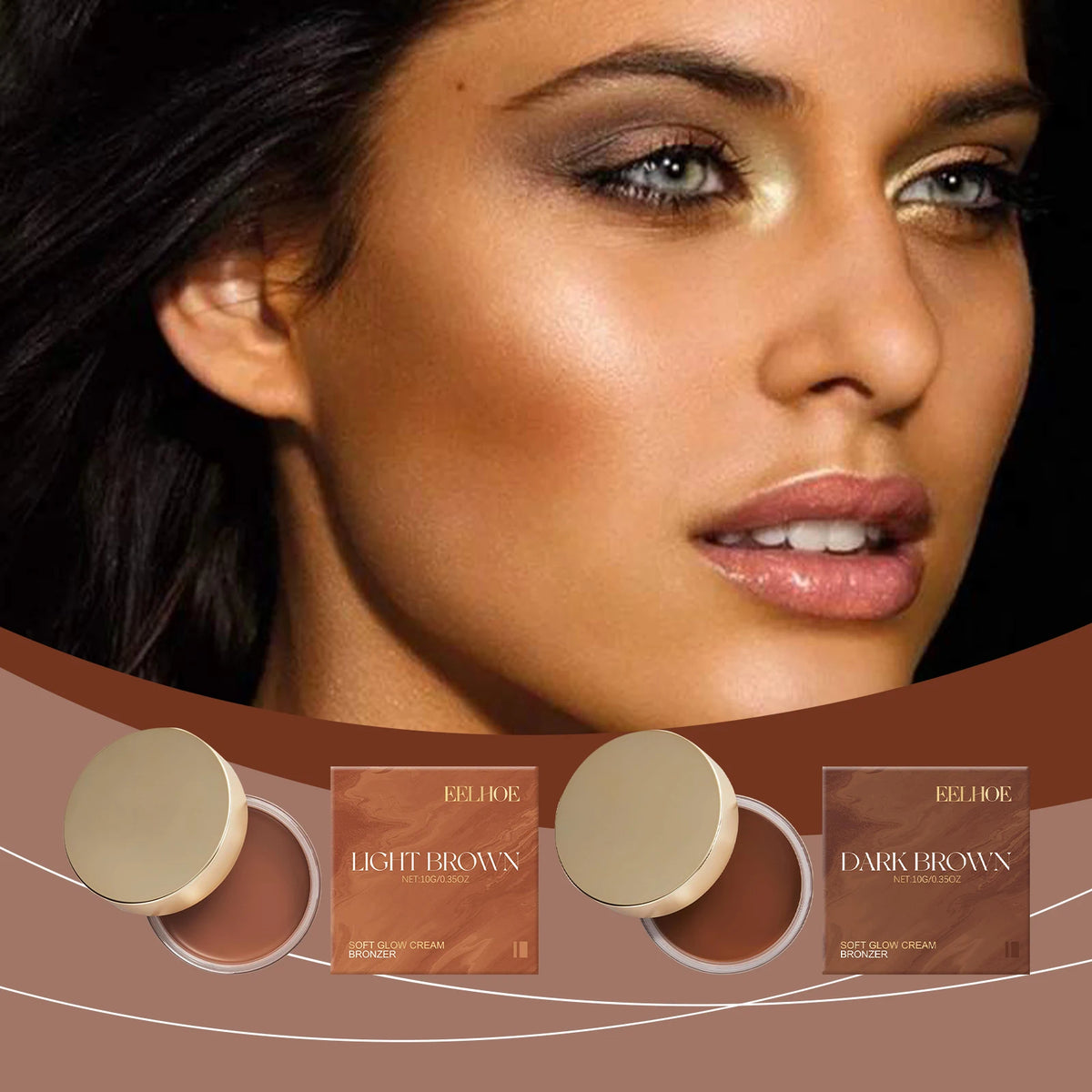 EELHOE Tanning Accelerator Cream — Moisturizing Bronzing Body Care for a Sun-Kissed Glow (10g)