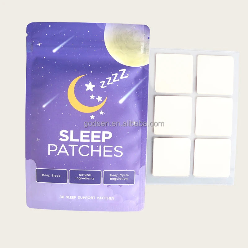 Sleep Support Patches with Melatonin — Transdermal Nighttime Relaxation Aid (30 Patches, Unisex)