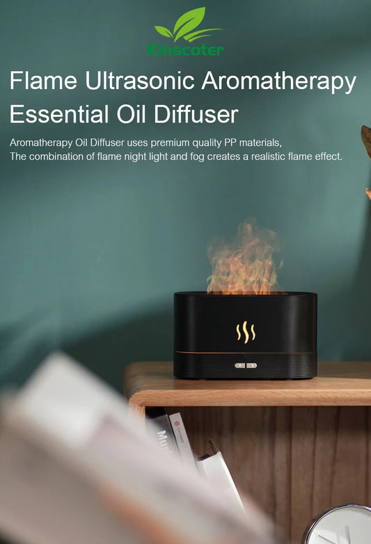 Kinscoter Flame Aroma Diffuser & Humidifier
