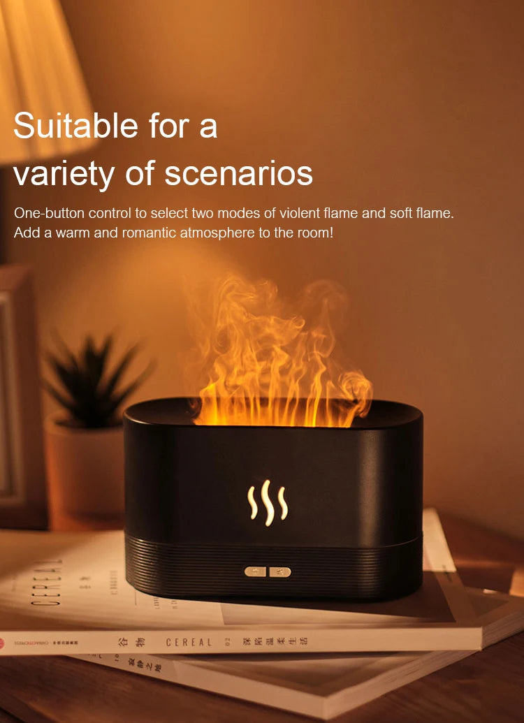 Kinscoter Flame Aroma Diffuser & Humidifier