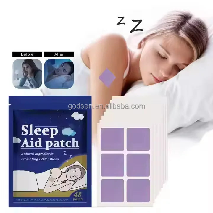 Sleep Support Patches with Melatonin — Transdermal Nighttime Relaxation Aid (30 Patches, Unisex)