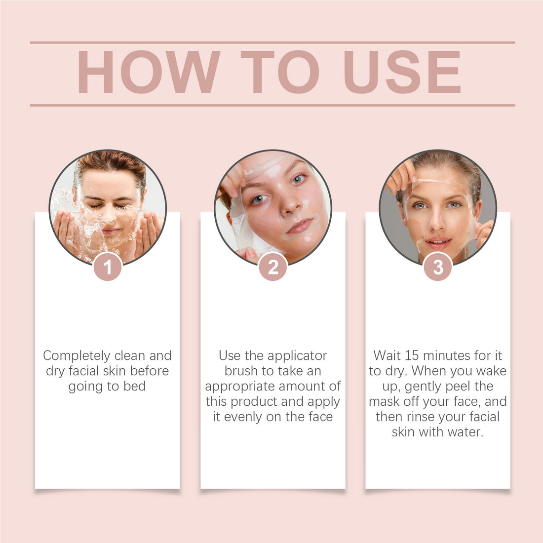 Collagen Overnight Peel Off Facial Mask Set