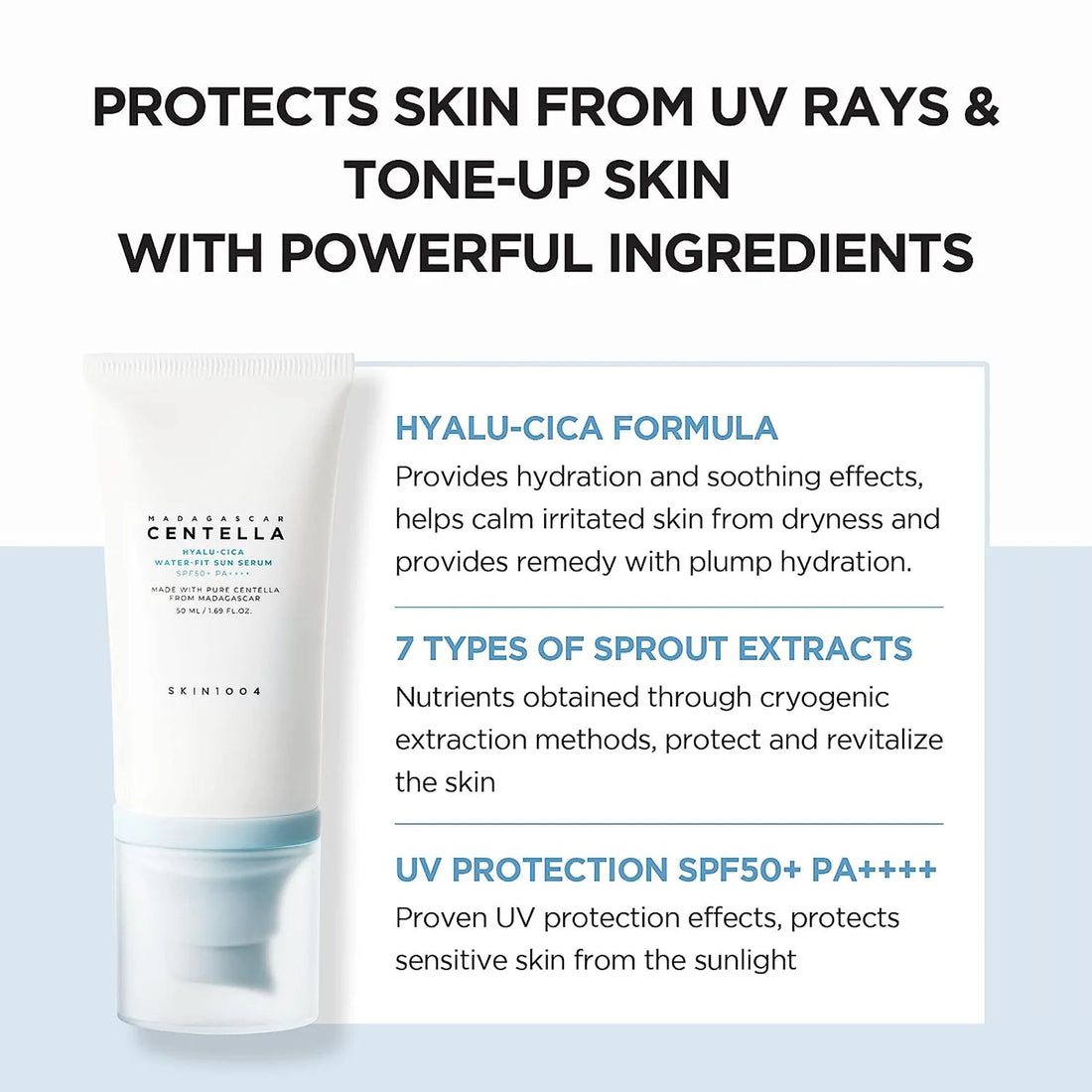 SKIN1004 Hyaluronic Centella Water-Based Sunscreen 50ML