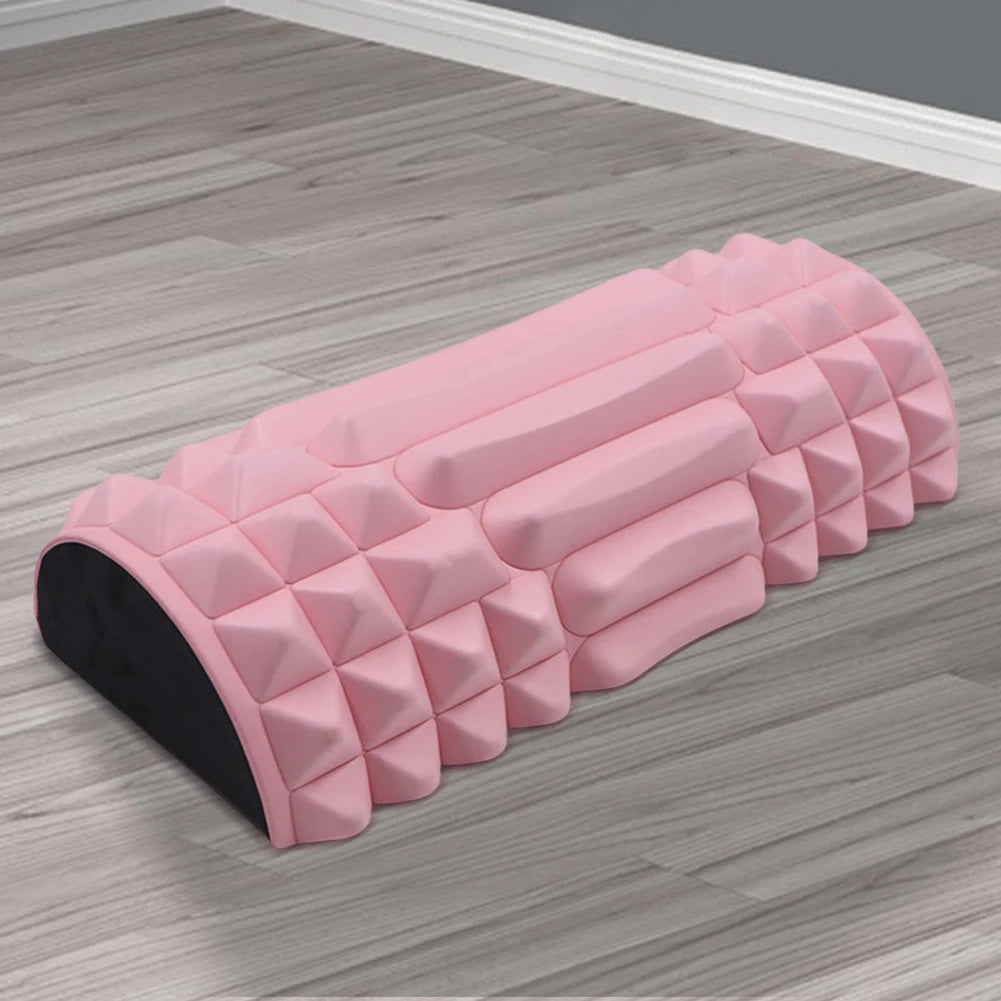 High-Density EVA Foam Massage Roller — Half-Round, Portable & Non-Slip