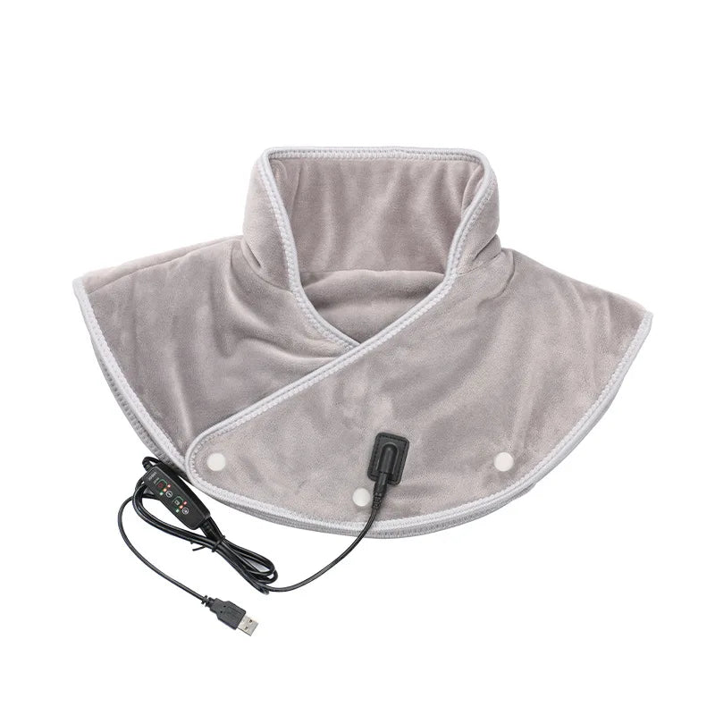 USB Heated Neck & Shoulder Massager Wrap