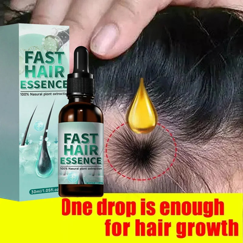 Hair Growth Essential Regrowth Serum — Anti-Hair Loss Nourishing Scalp Essence with Polygonum Extract, Peptides & Hyaluronic Complex (30 ml)