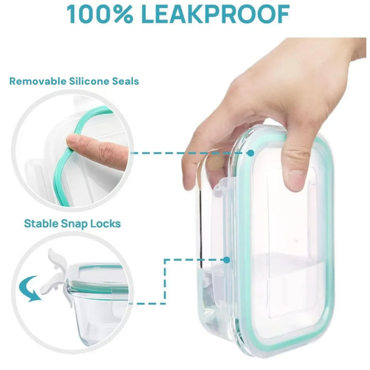 Glass Airtight Bento Lunch Box