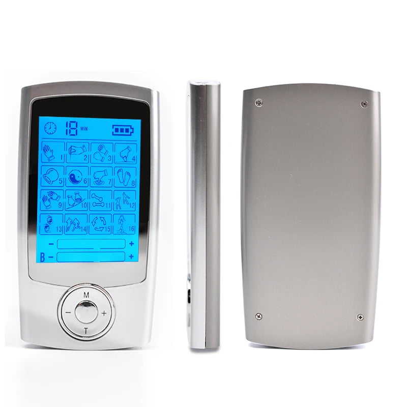 16-Mode EMS TENS Muscle Stimulator & Digital Massager