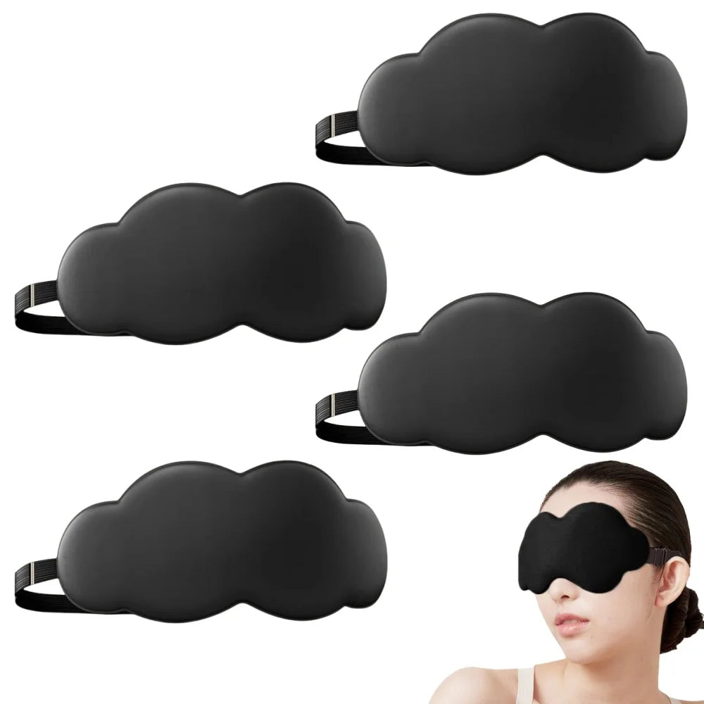3D Contoured Sleep Mask – 100% Light Blocking Eye Cover