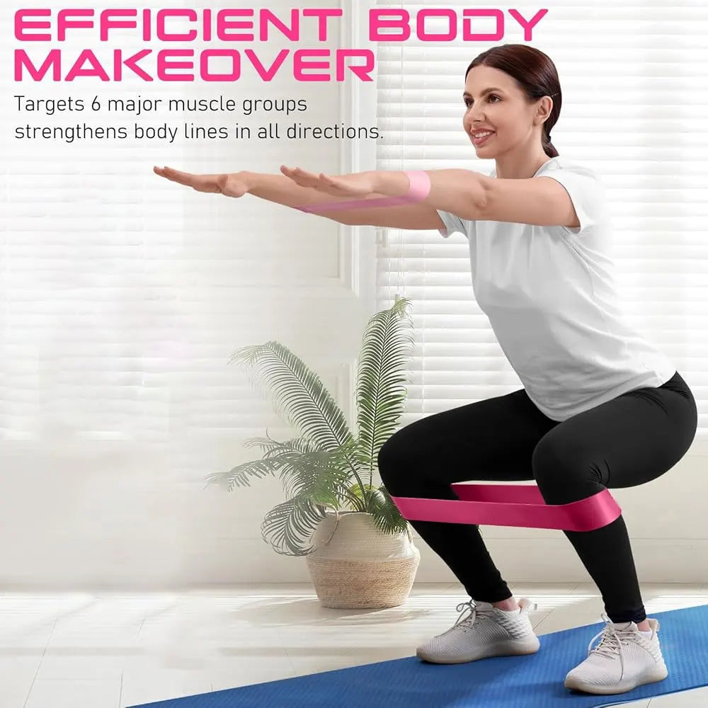 Resistance Loop Bands – Set for Yoga, Pilates & Strength Training