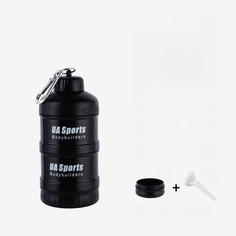 Portable Protein Powder Funnel & Capsule Storage Cup