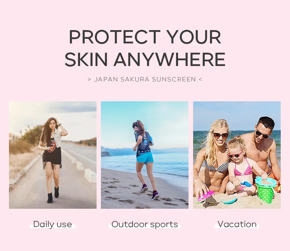 Laikou Sakura Whitening Cream — SPF 50 Sunscreen & Moisturizing Facial Protector (30 g)