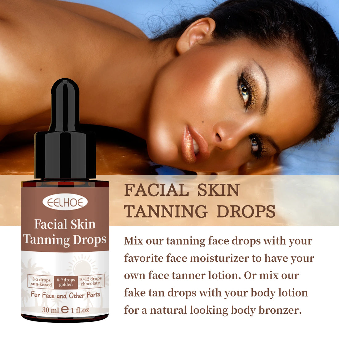 Self Tanning Face & Body Serum Drops