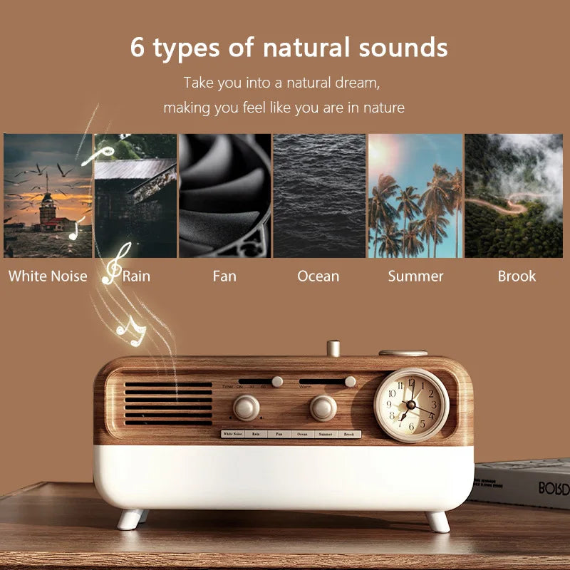 Bluetooth Retro Sleep Speaker with LED Mood Light