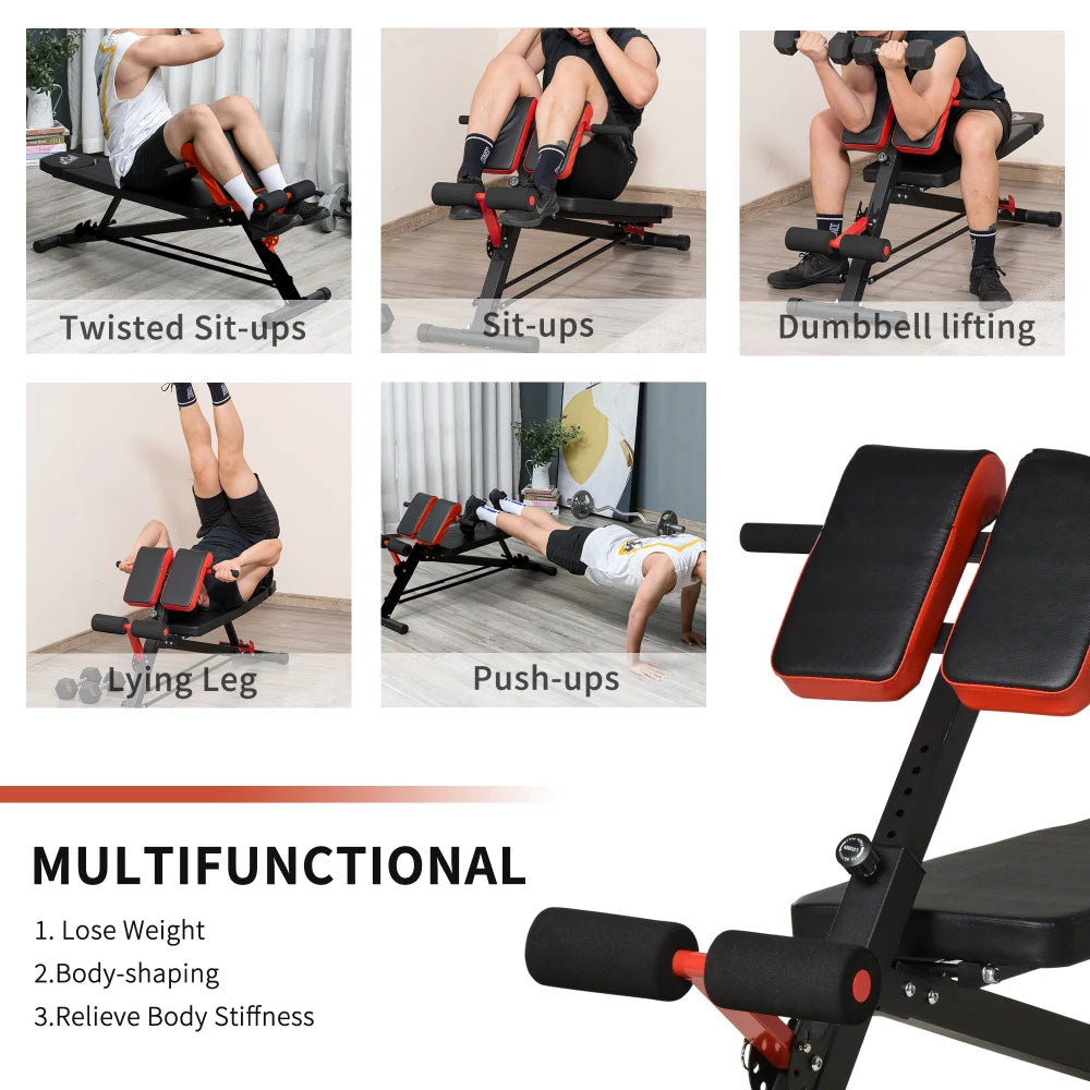 Adjustable Hyperextension Weight Bench