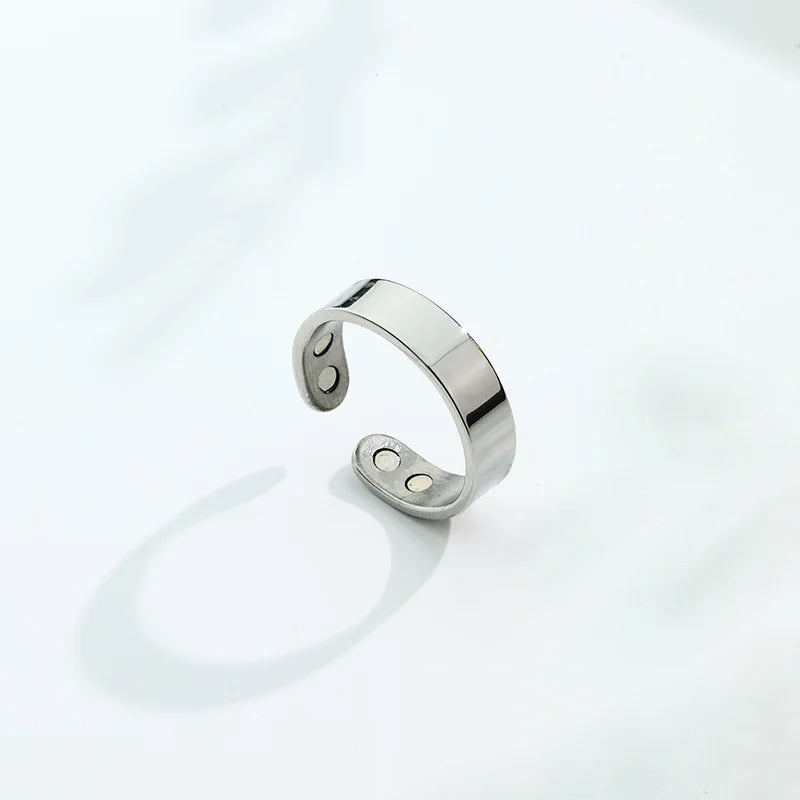 Magnetic Acupressure-Inspired Wellness Ring — Sleep & Relaxation Support Finger Ring (Unisex, Minimal Design)