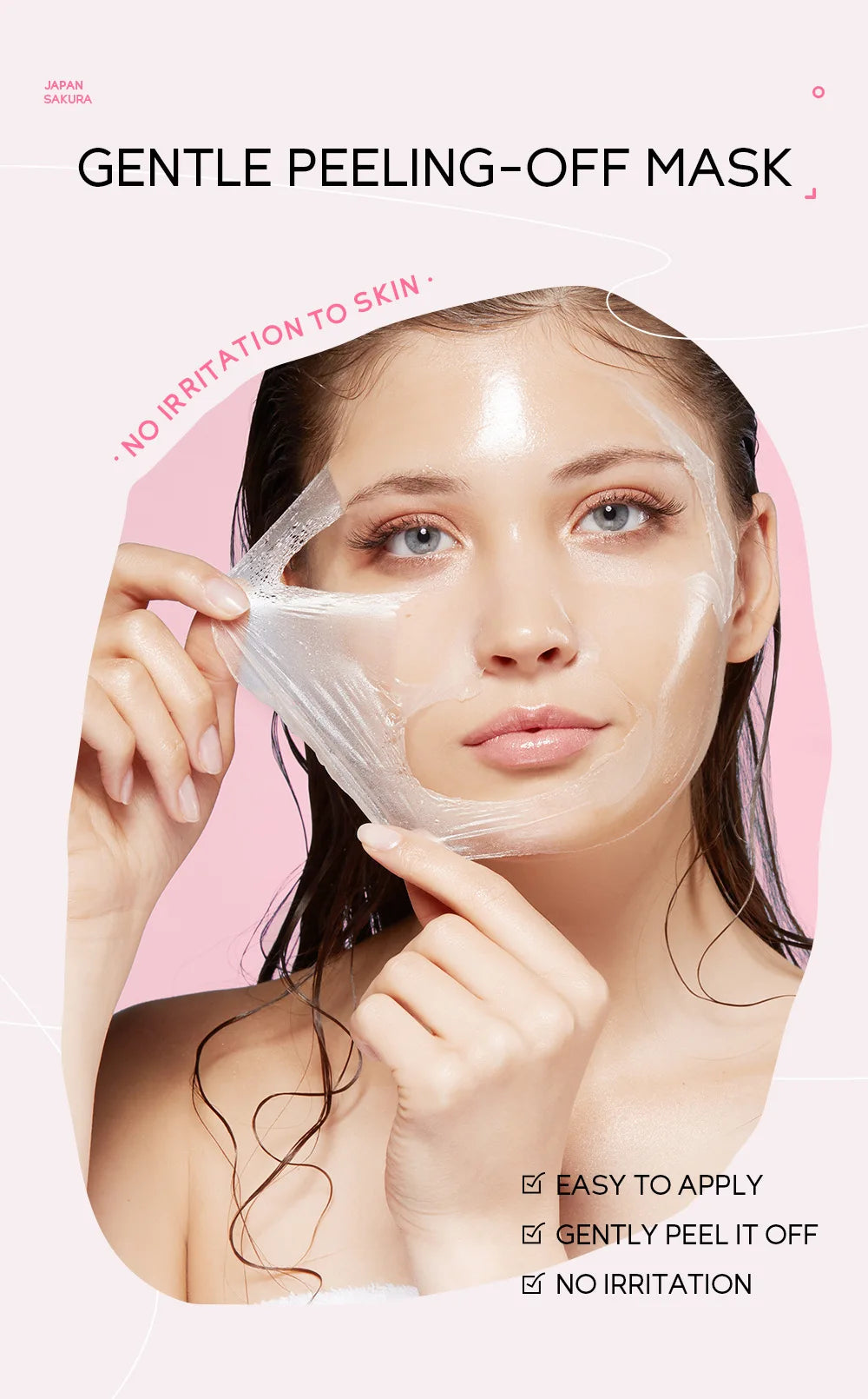 LAIKOU Sakura 24K Gold Peeling Mask