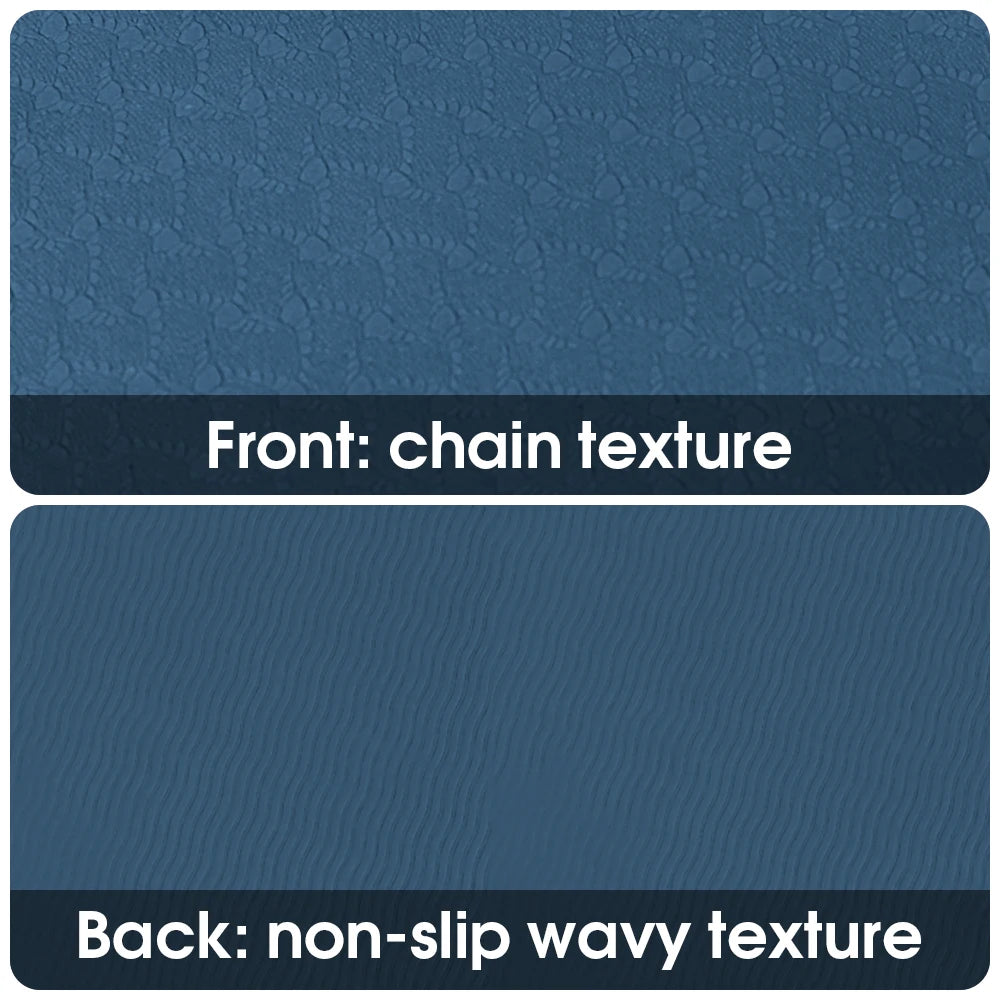 TPE Foldable Yoga Mat — Soft, Anti-Slip & Shock-Absorbing Meditation Pad for Pilates, Travel & Home Training (173 × 61 cm | 4 mm)