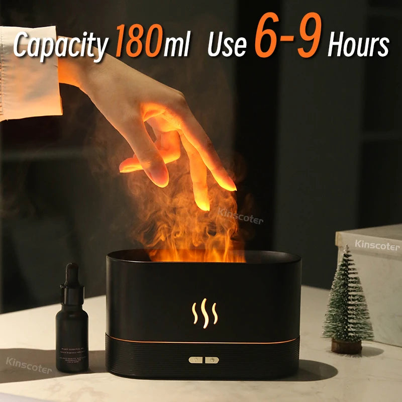 Kinscoter Flame Aroma Diffuser & Humidifier
