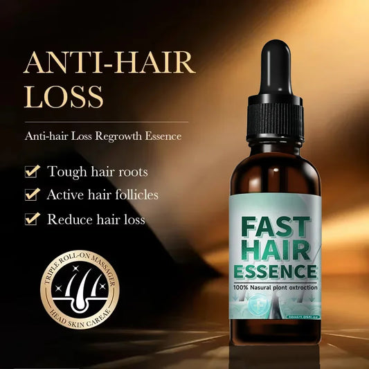 Hair Growth Essential Regrowth Serum — Anti-Hair Loss Nourishing Scalp Essence with Polygonum Extract, Peptides & Hyaluronic Complex (30 ml)