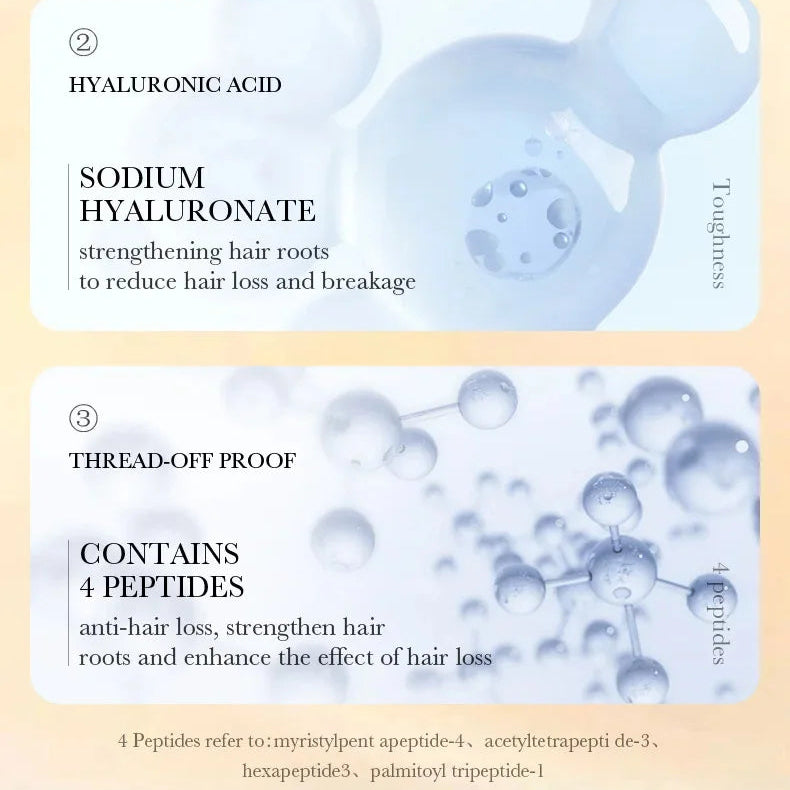 Hair Growth Essential Regrowth Serum — Anti-Hair Loss Nourishing Scalp Essence with Polygonum Extract, Peptides & Hyaluronic Complex (30 ml)