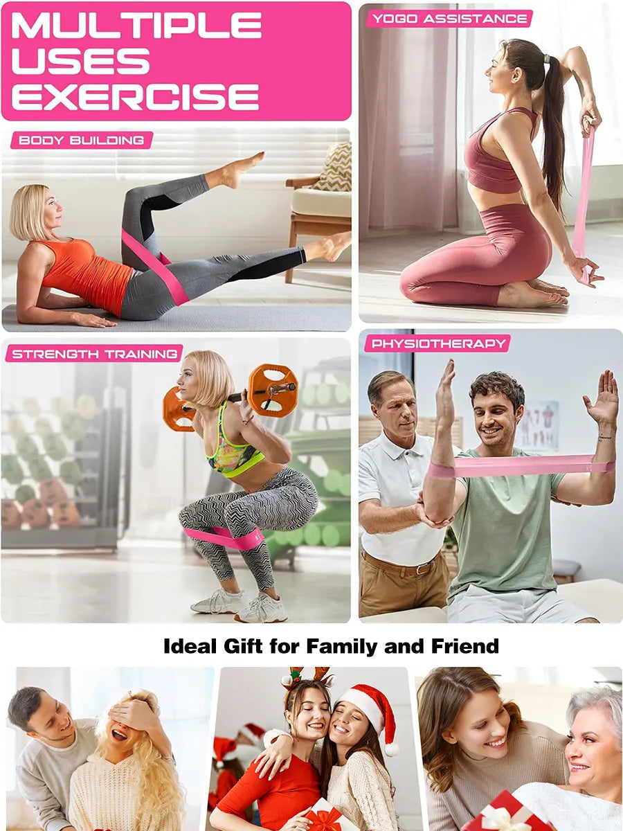 Resistance Loop Bands – Set for Yoga, Pilates & Strength Training