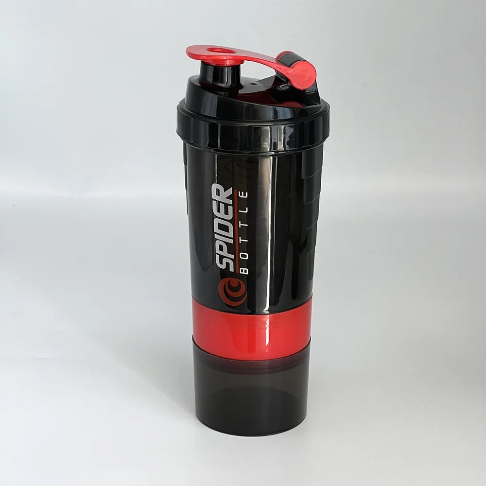 Protein Shaker Bottle 3-Layer Leak Proof