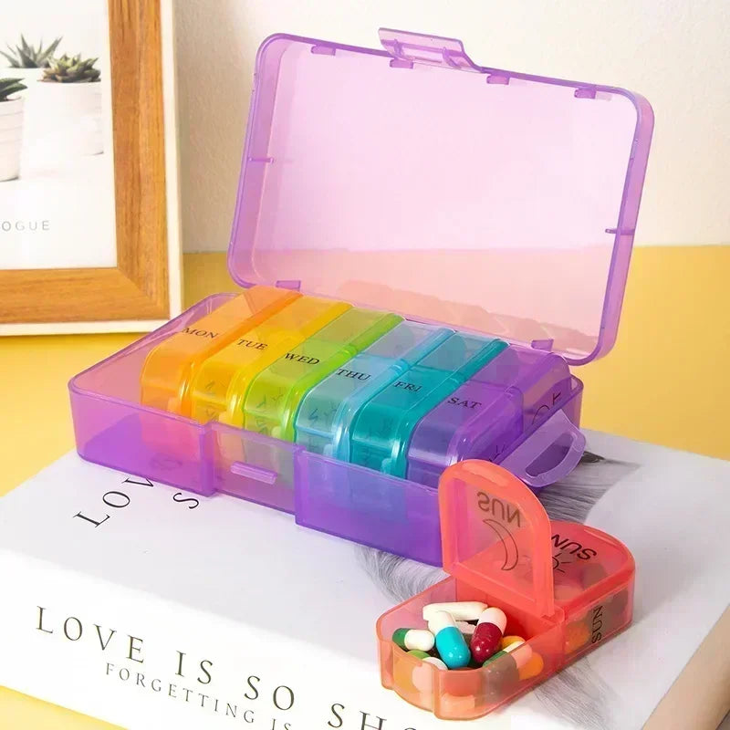 1PC Weekly Pill Case – 7-Day Portable Pill Organizer