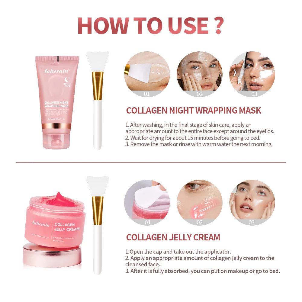 Collagen Jelly Cream — Hydrolyzed Overnight Facial Mask (75 ml)