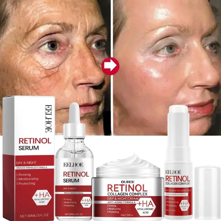 Retinol Anti-Aging Face Serum Set