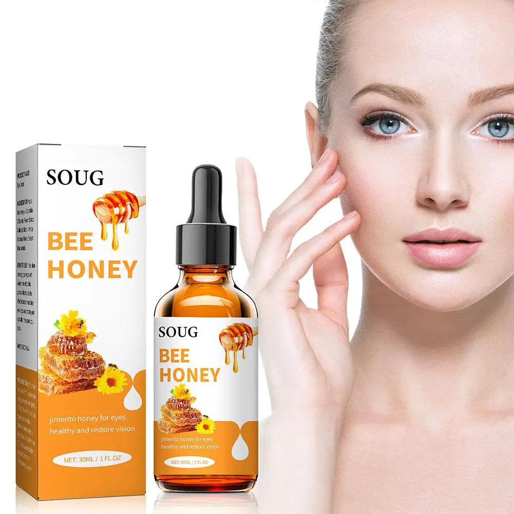 Jimerito Honey for Eyes — Stingless Bee Honey Eye Drops for Refreshing, Soothing & Nourishing Eye Care (2 × 30 ml)