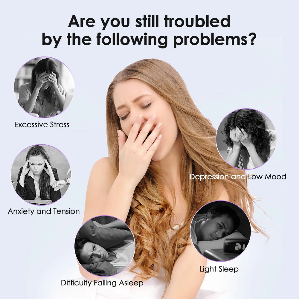 Smart Sleep Instrument — Handheld Pulse Stimulation Device for Relaxation & Sleep Support (Rechargeable, Unisex)