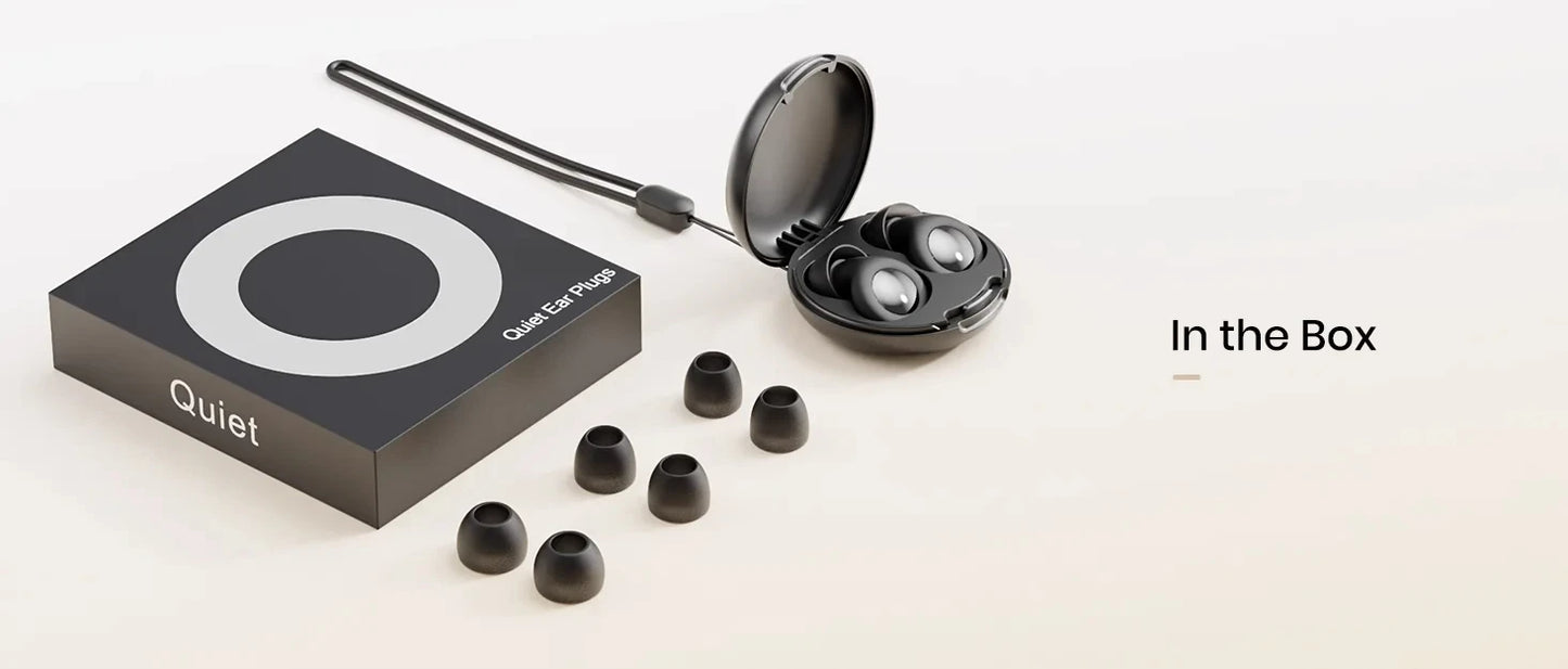 Quiet Reusable Ear Plugs — Super Soft Noise Reduction for Sleep, Travel & Focus (Unisex)