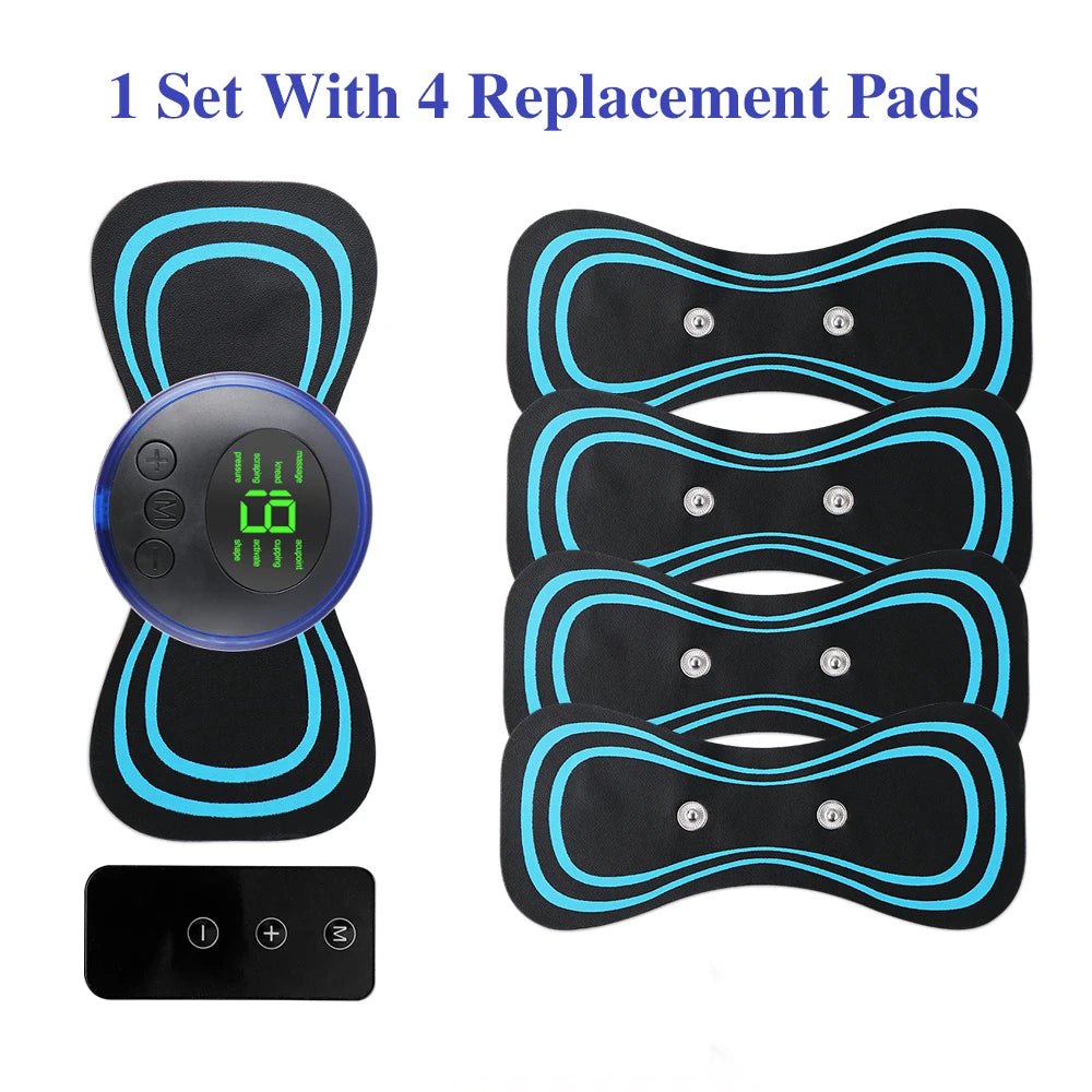 Mini EMS Neck Massager – Portable Cervical Pain Relief Patch