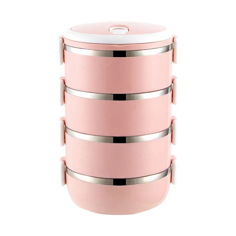 Portable Multi-layer Stainless Steel Lunch Box