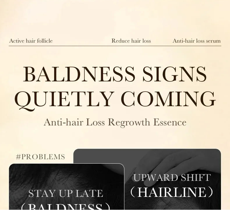 Hair Growth Essential Regrowth Serum — Anti-Hair Loss Nourishing Scalp Essence with Polygonum Extract, Peptides & Hyaluronic Complex (30 ml)