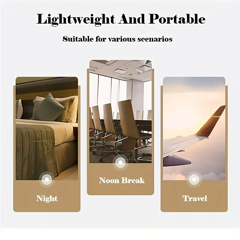 3D Contoured Sleep Mask – 100% Light Blocking Eye Cover