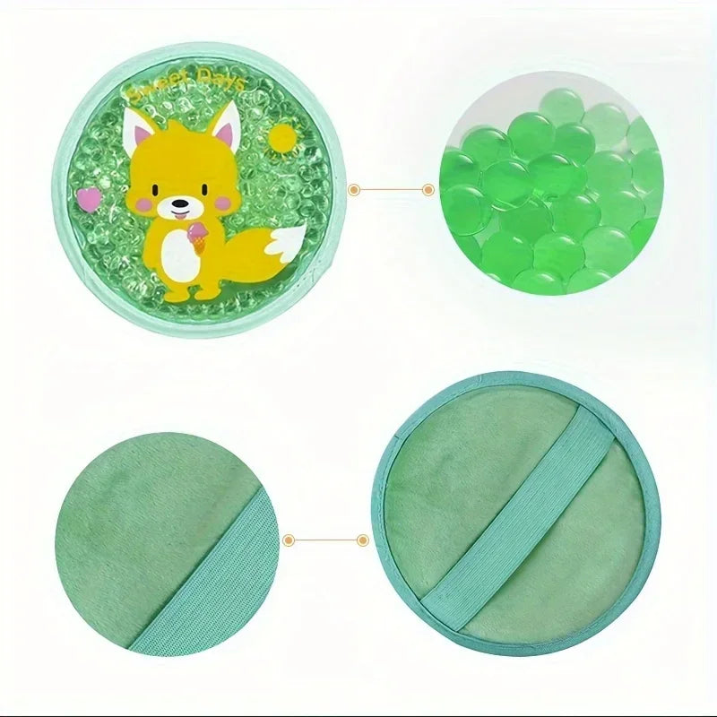 Reusable Cartoon Gel Ice Pack - Dual Hot & Cold Compress