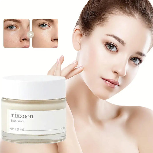 Mixsoon Bean Cream — 50 ml (Long-Lasting Hydration & Brightening Moisturizer)