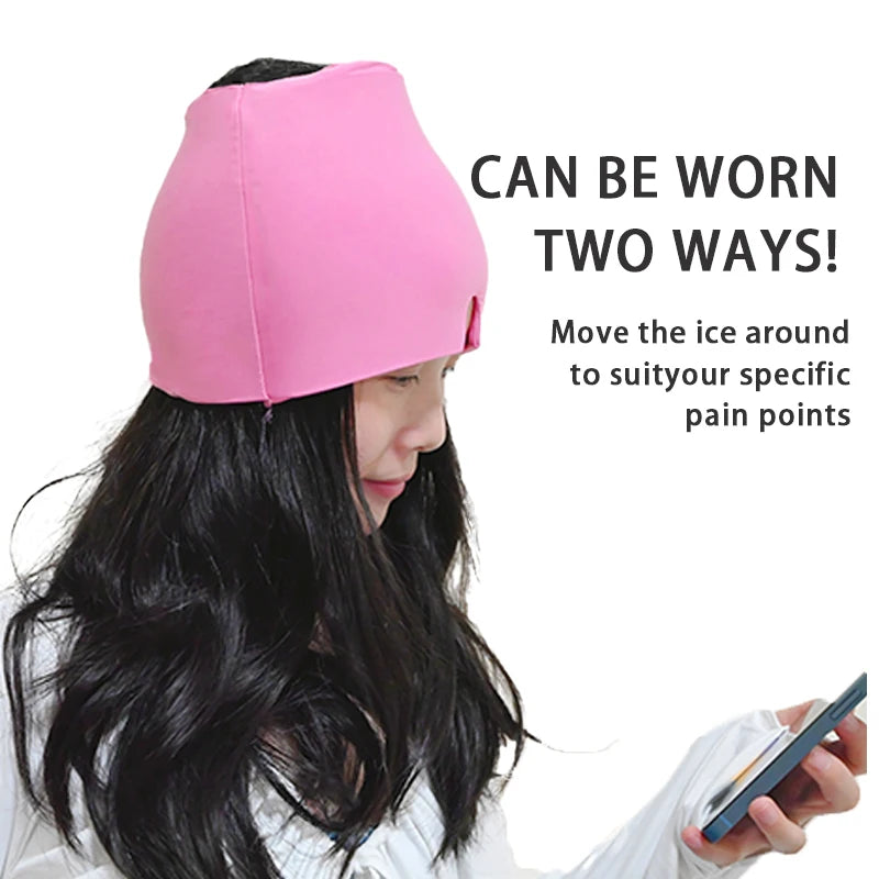 Gel Ice Headache Relief Cap