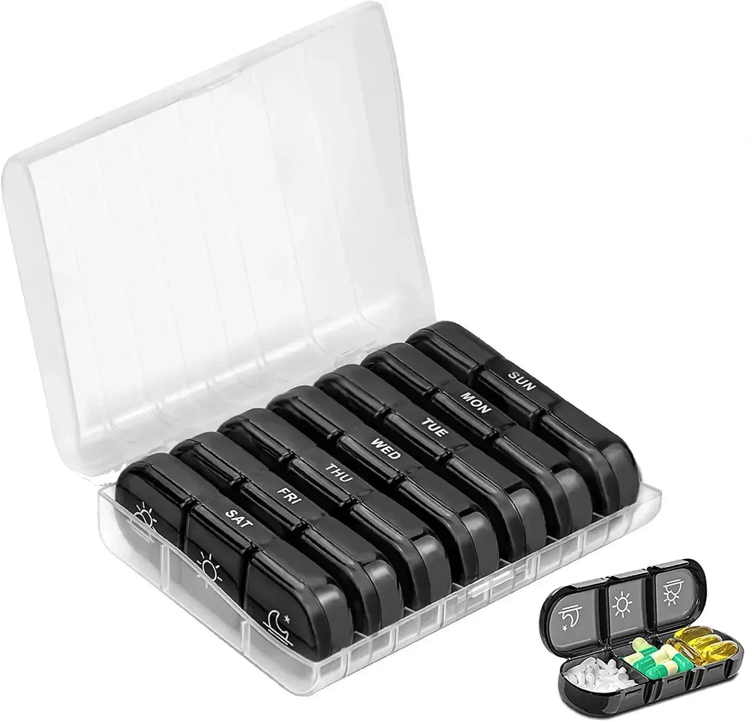1PC Weekly Pill Case – 7-Day Portable Pill Organizer