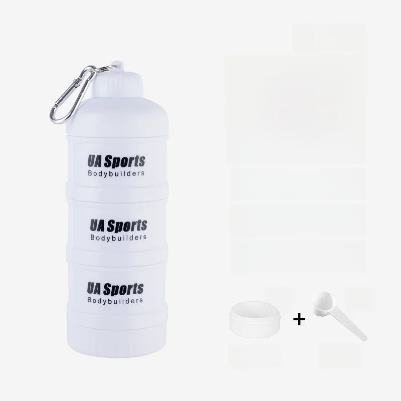 Portable Protein Powder Funnel & Capsule Storage Cup