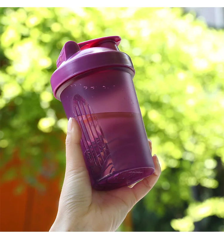 Leeseph Leak-Proof Shaker Bottle with Shaker Balls (BPA Free)