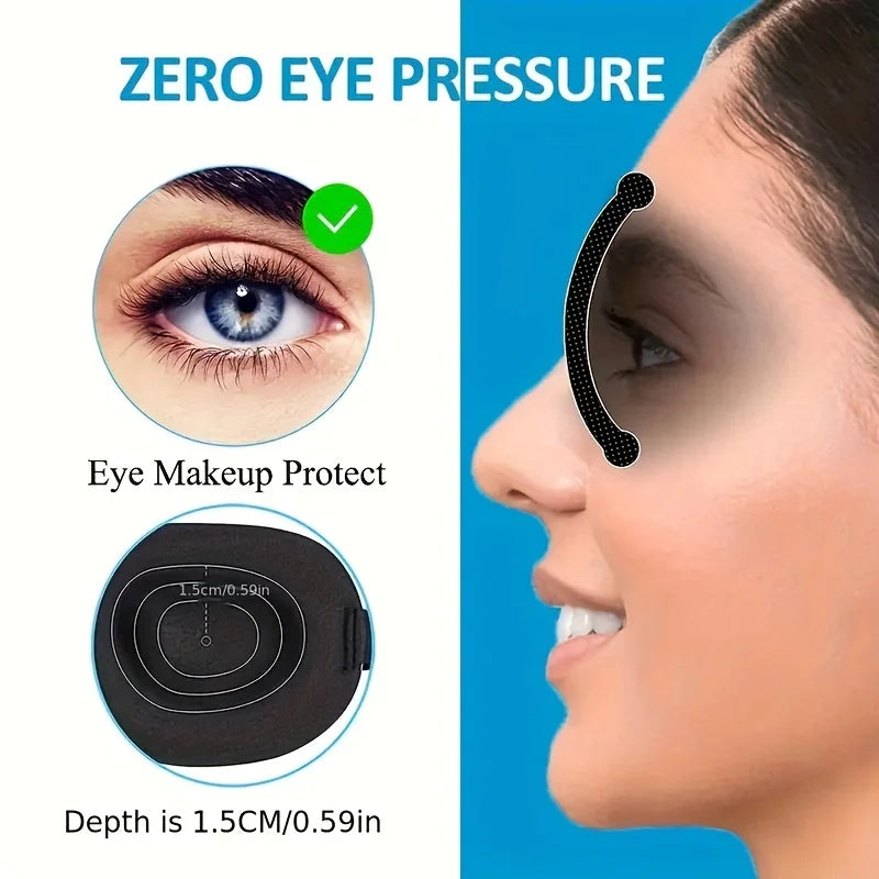 3D Contoured Sleep Mask – 100% Light Blocking Eye Cover