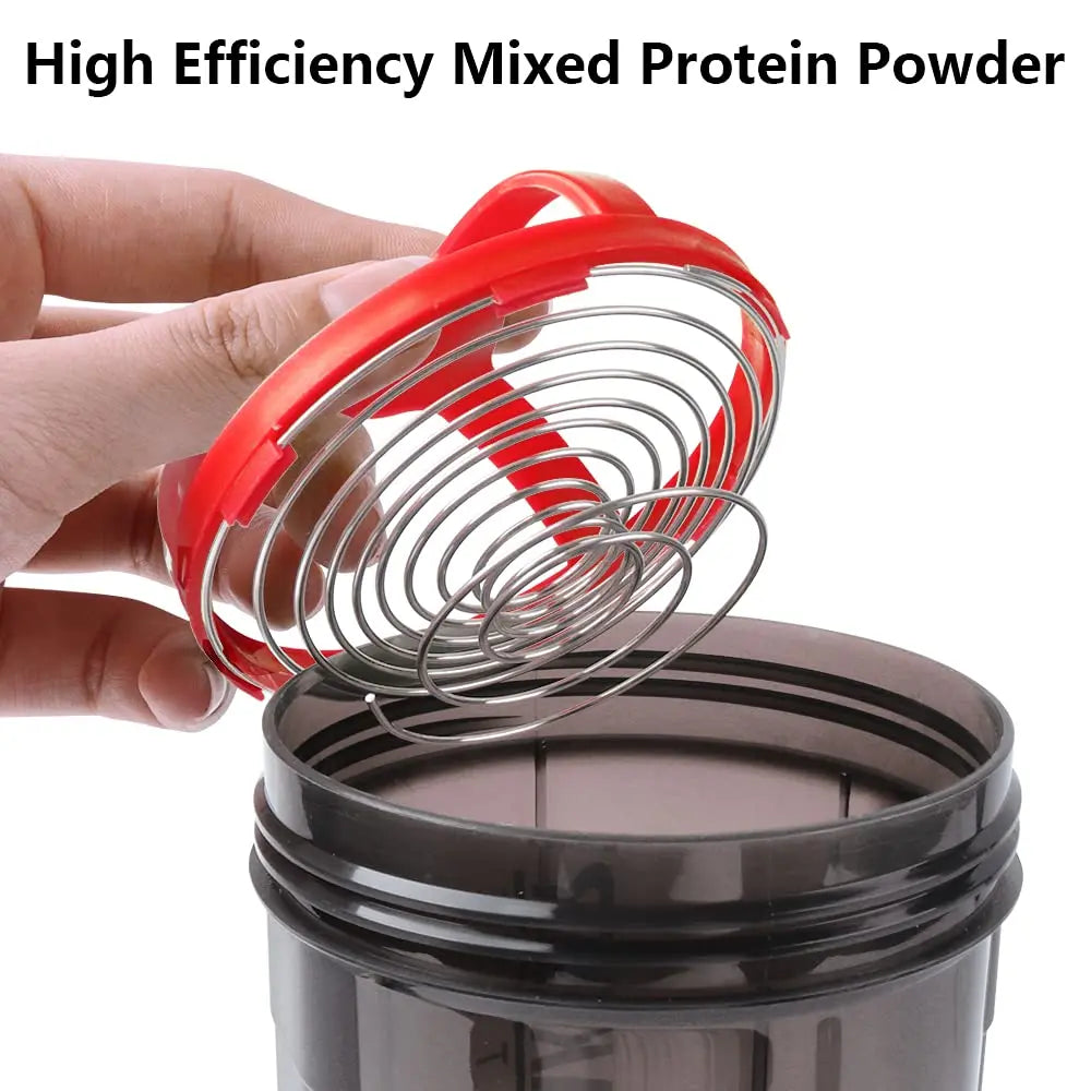 Protein Shaker Bottle 3-Layer Leak Proof