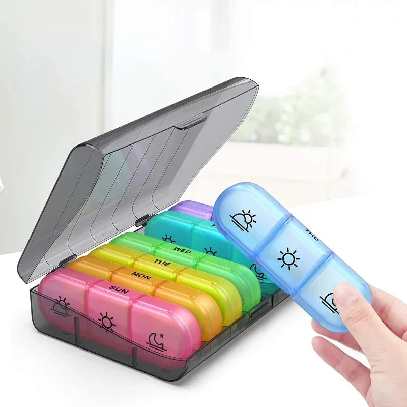 1PC Weekly Pill Case – 7-Day Portable Pill Organizer